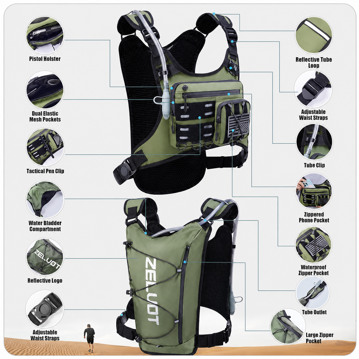 Neeextee Zelvot Hydration Running Vest – Built for Every Adventure