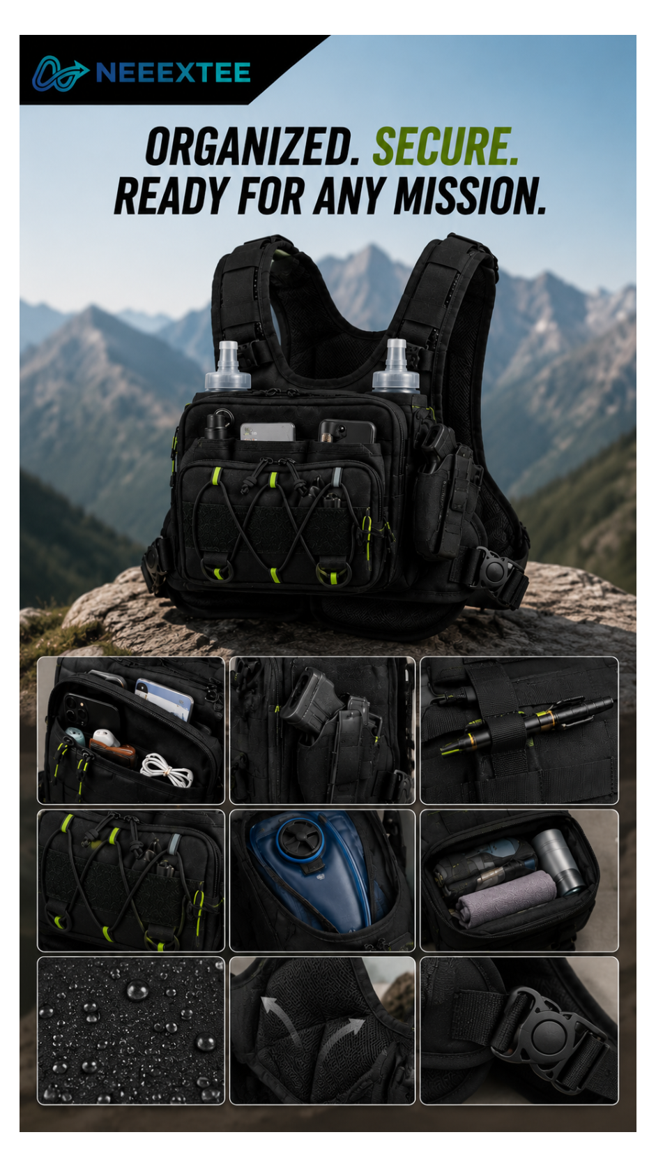 Neeextee Zelvot Hydration Running Vest – Built for Every Adventure