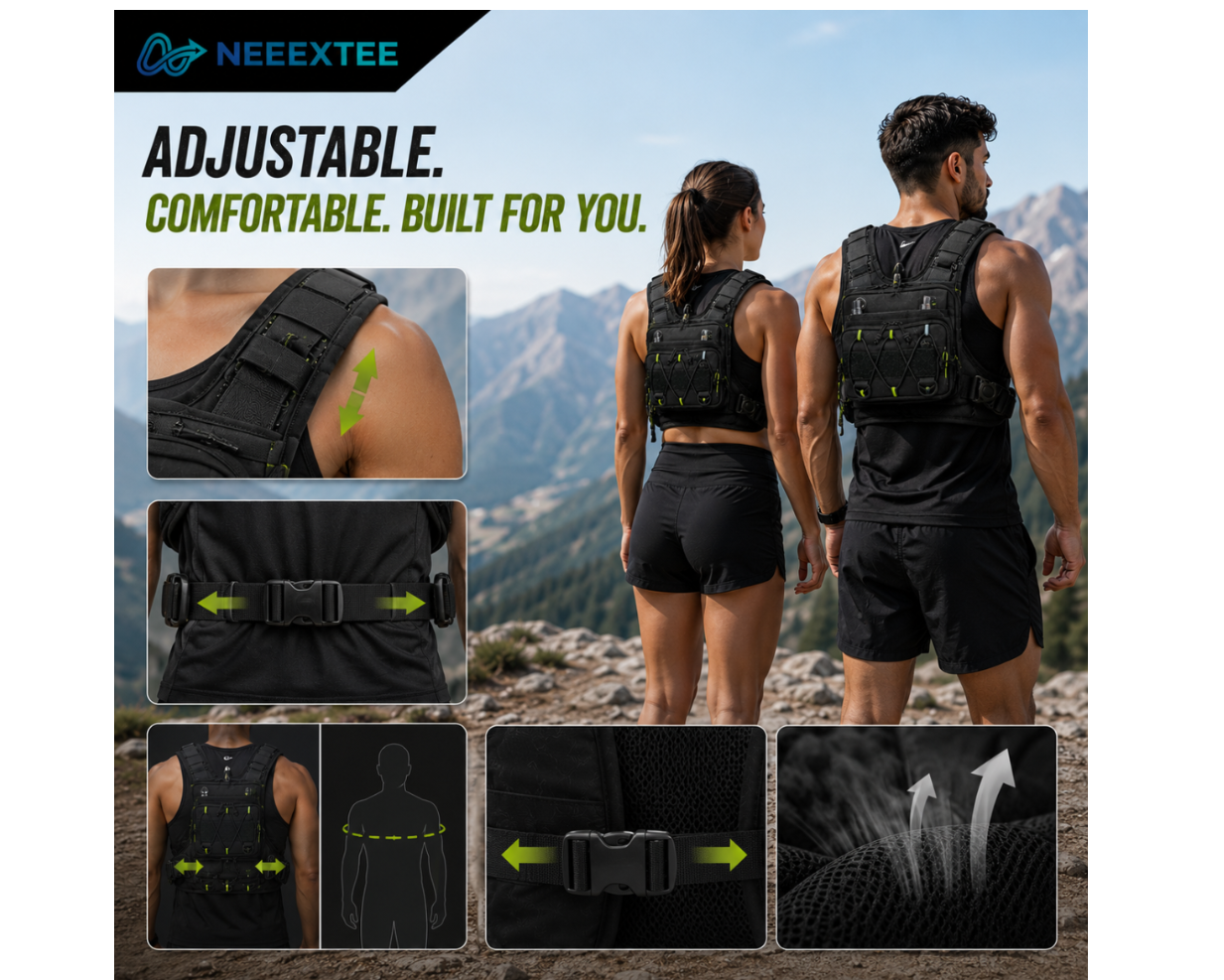 Neeextee Zelvot Hydration Running Vest – Built for Every Adventure