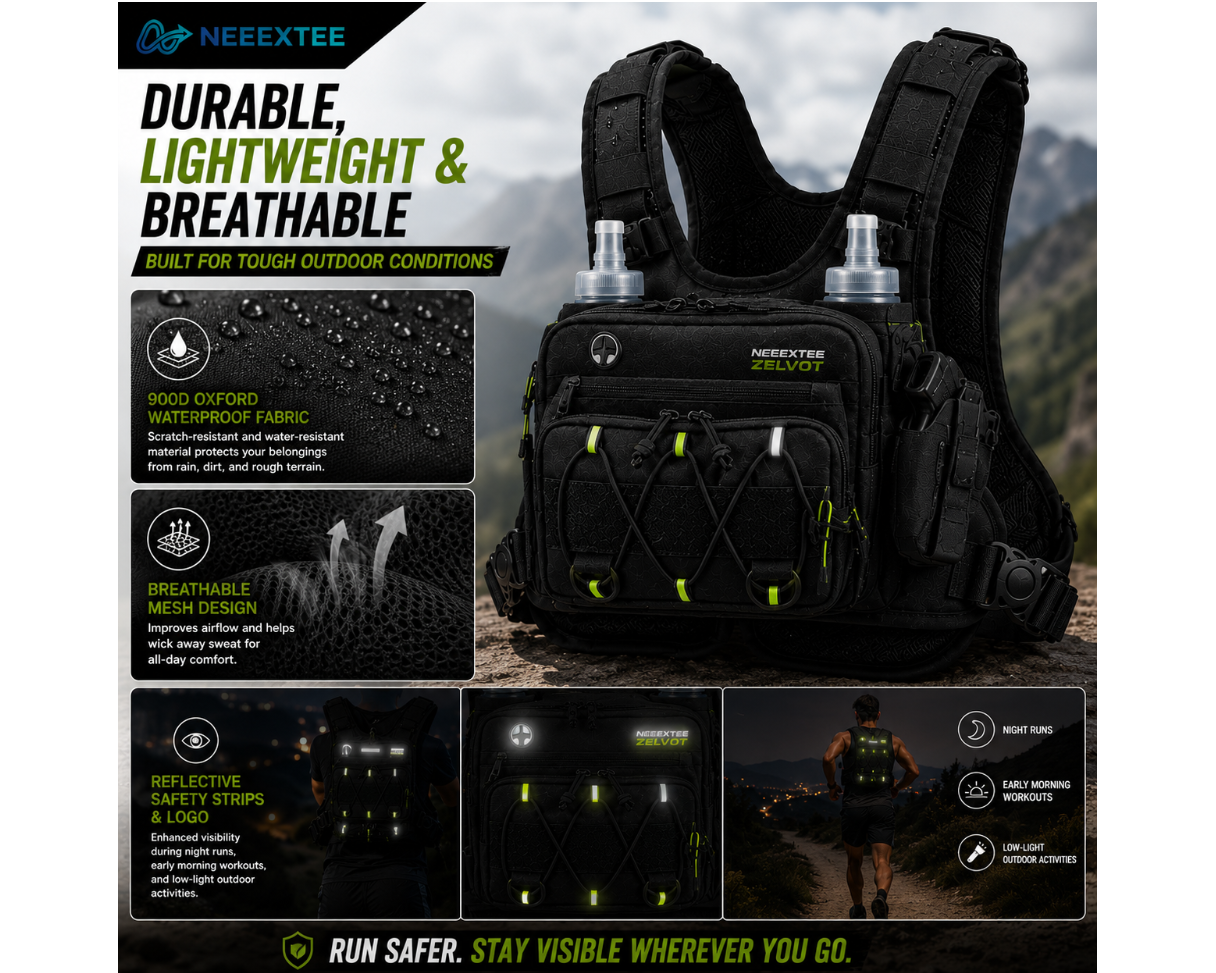 Neeextee Zelvot Hydration Running Vest – Built for Every Adventure